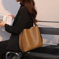 Elegant Women's High-grade Soft Leather Versatile Shoulder Bags