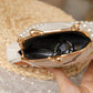 Persimmon Cheng Embroidered Ancient Style Cheongsam Banquet Handle