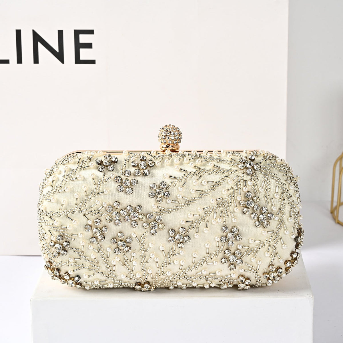 Diamond Pearl Handmade Beaded Light Luxury Handbags