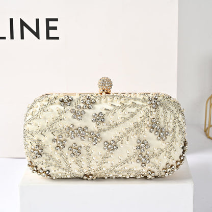 Diamond Pearl Handmade Beaded Light Luxury Handbags