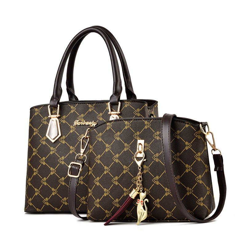 Women's Big Fashion Mother Simple Mom Handbags