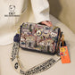Women's Source Female Canvas Bear Lightweight Crossbody Bags