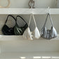 Korean Style Pleated Sier Cotton Filling Bags