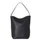 Genuine Leather Litchi Pattern Class Commuter Bucket Bags