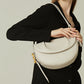 Women's Genuine Leather Niche Cowhide Pleated Underarm Shoulder Bags