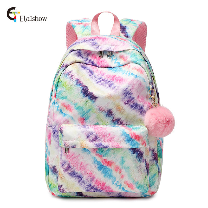 Korean Style Large Capacity Campus Leisure Backpacks