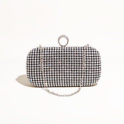 Diamond Studded Hand Dinner King Party Shiny Evening Bags