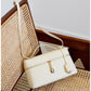 Meal Box High Texture Leather Large Shoulder Bags