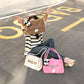 Women's Korean Style Corduroy Canvas Retro Fashion Armpit Bags