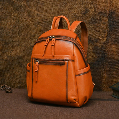 Women's Unique Large Capacity High-grade Leather Backpacks