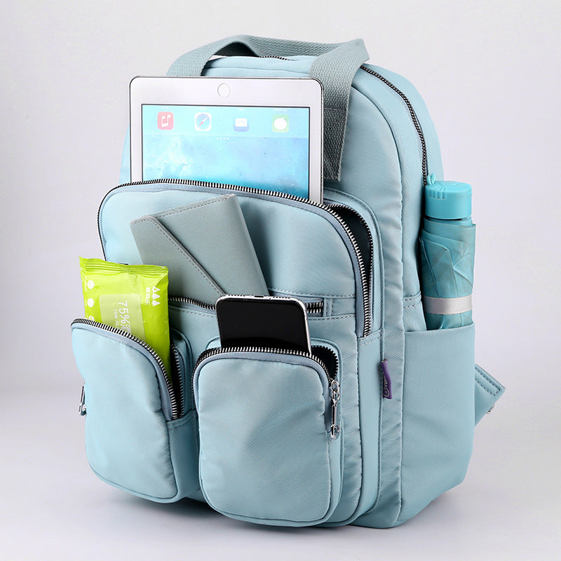 Women's Autumn Large Capacity Nylon Fabric Leisure Backpacks