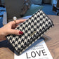 Women's Long Genuine Leather Canvas Large Capacity Ladies Wallets