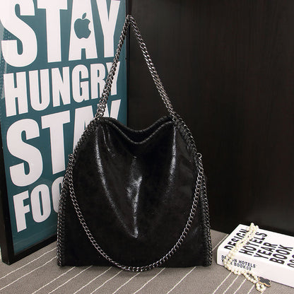 Women's Large Foldable Chain Fashion Big Shoulder Bags