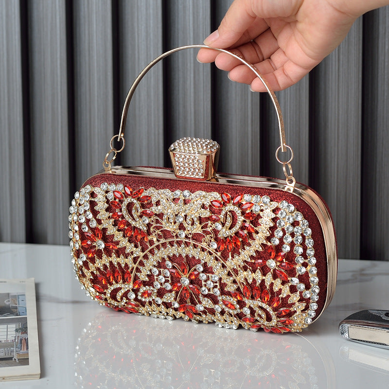 Graceful Slouchy Dinner Design High-grade Diamond Bags