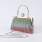 Women's Distinguished Diamond Sequined Dinner Dress Evening Bags