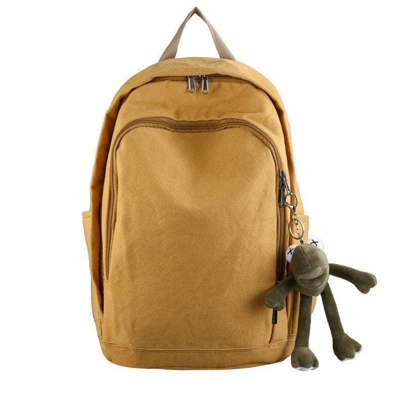College Korean High Canvas Large Capacity Backpacks