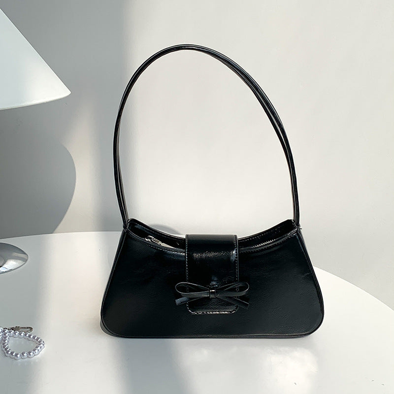 Women's Color Minimal Versatile Korean Style High Sense Handbags