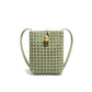 Women's Niche Fashion Hand-woven Hollow Mobile Crossbody Bags