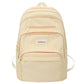 Large Capacity Solid Color Korean Fashion Preppy Backpacks