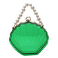 Beaded Clip Shell Pearl Chain Acrylic Shoulder Bags