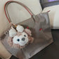 Women's Nylon Dumpling Embroidered Large Capacity Totes Shoulder Bags