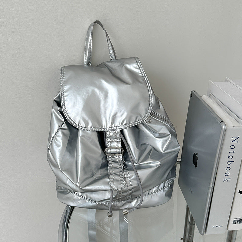 Soft Leather Large Capacity Fashion Simple Backpacks