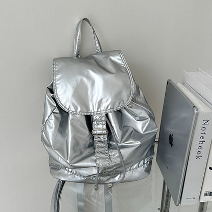 Soft Leather Large Capacity Fashion Simple Backpacks