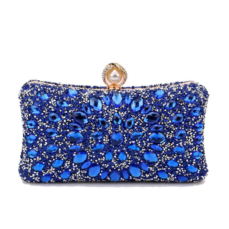 Women's Inlaid With Diamond Dinner High Sense Banquet Evening Bags