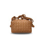 Women's Woven Cloud Genuine Leather Made Korean Shoulder Bags