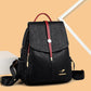 Women's Fashion Large Capacity Soft Leather Mother Backpacks