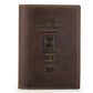 Angel Retro Crazy Horse Leather Swiping Men's Wallets
