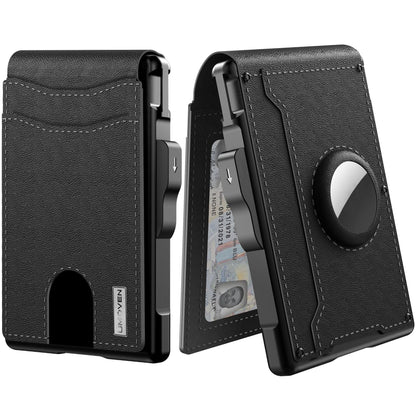 Men's High-grade Large Capacity Swiping Flip Metal Men's Wallets