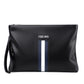 Men's Embossed Clutch Business Large Capacity Envelope Handbags