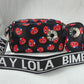 Women's Spanish Round For Flower Printed Crossbody Bags