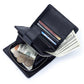 Leather Weave Unisex Multiple Slots One Ladies Wallets