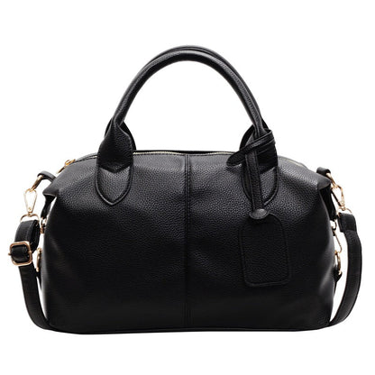 Retro Solid Color Texture Large Capacity Crossbody Bags
