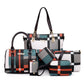 Women's Classy Fashion Check Korean Style Crossbody Bags