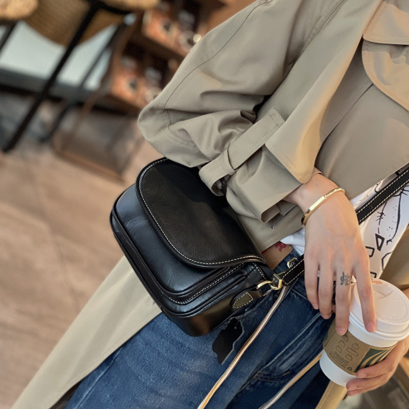 Women's Genuine Leather Cowhide Retro Fashion Bags