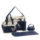 Mummy Set Water-repellent Out Diaper Fashion Cartoon Pattern Bags