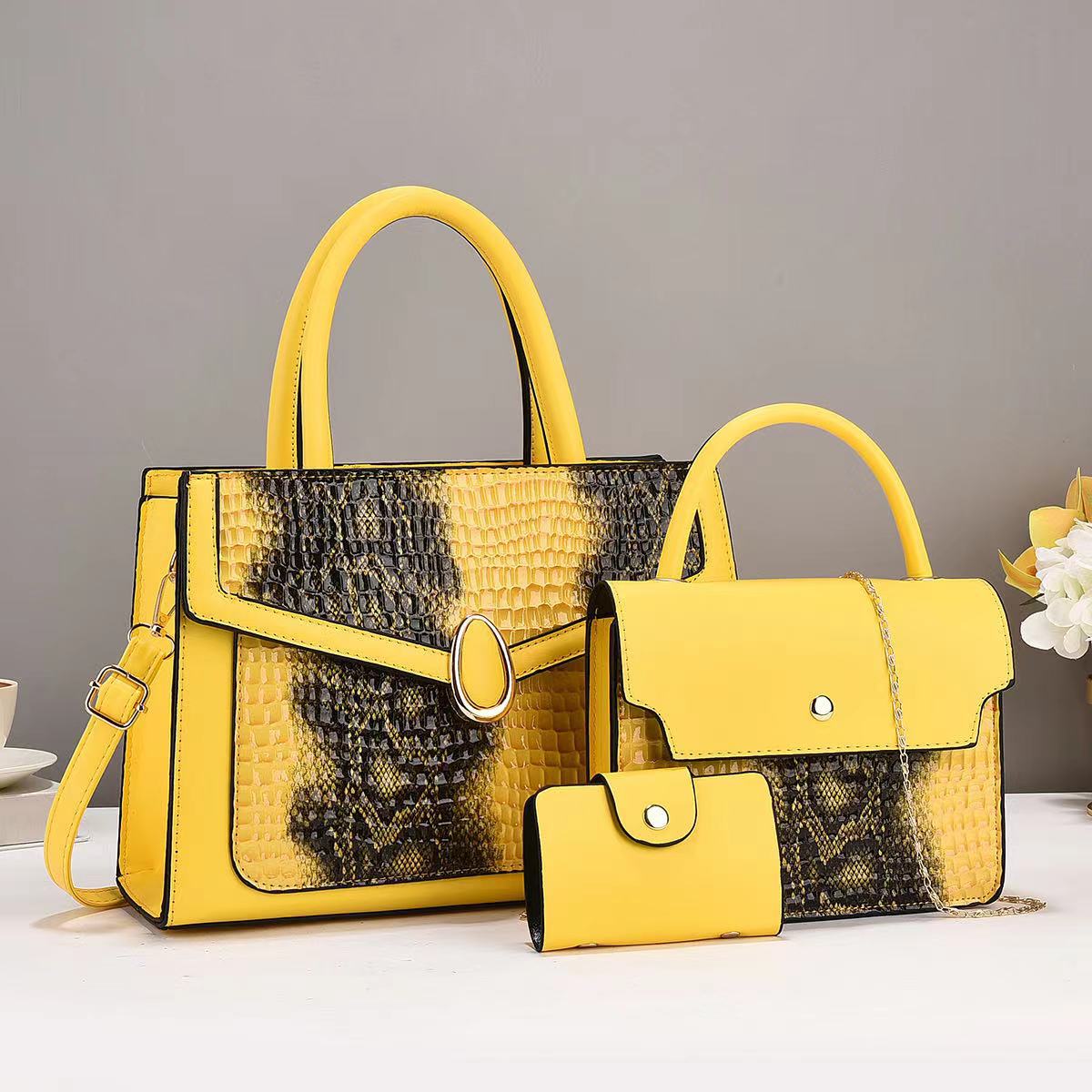 Women's Mother Contrast Color Versatile Fashion Trendy High-grade Small Square Bags