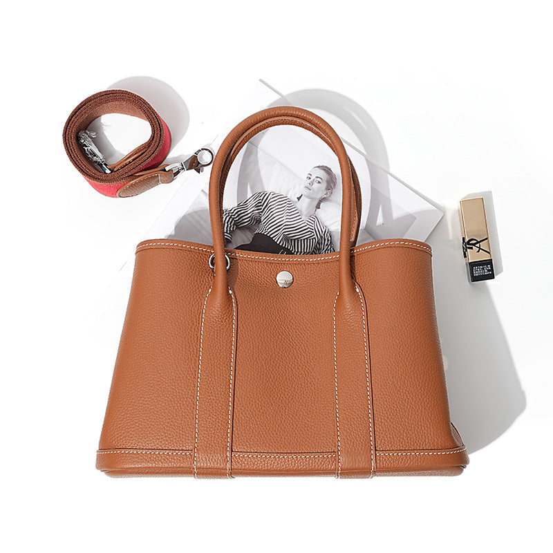 Women's Genuine Leather Portable Quality First Layer Handbags