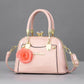 Textured Bright Leather Fashion Shell Dinner Handbags