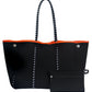 Leopard Print Printed Black Portable Beach Shoulder Bags