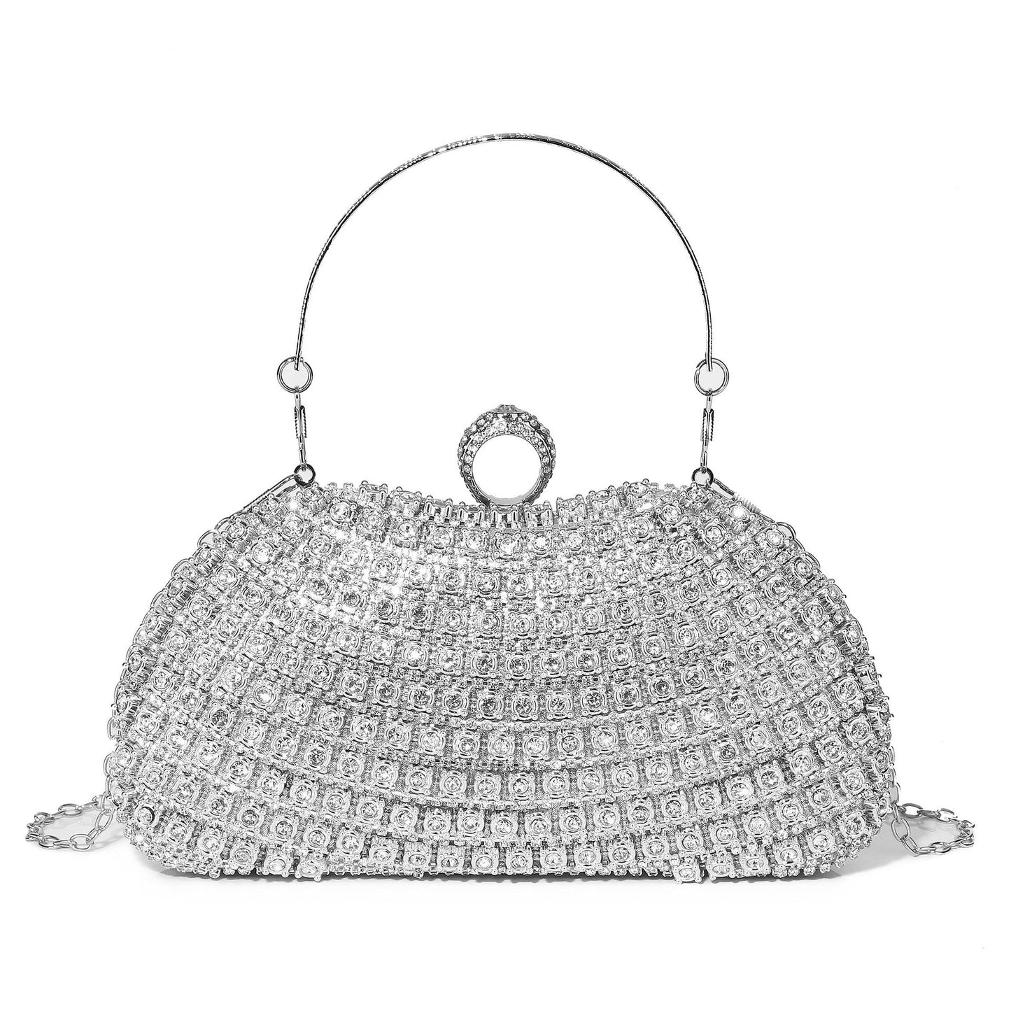 Rhinestone Banquet Diamond Chain Stitching Dress Evening Bags