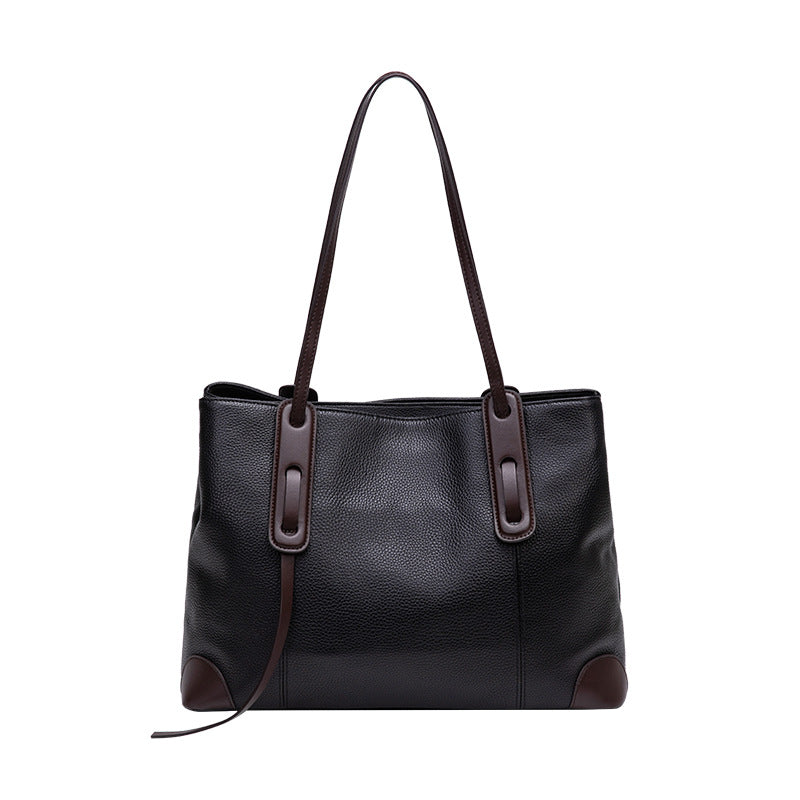 Women's Large Capacity High Sense Genuine Leather Shoulder Bags