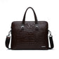 Men's Fashion Business Alligator Print Document Computer Men's Briefcases