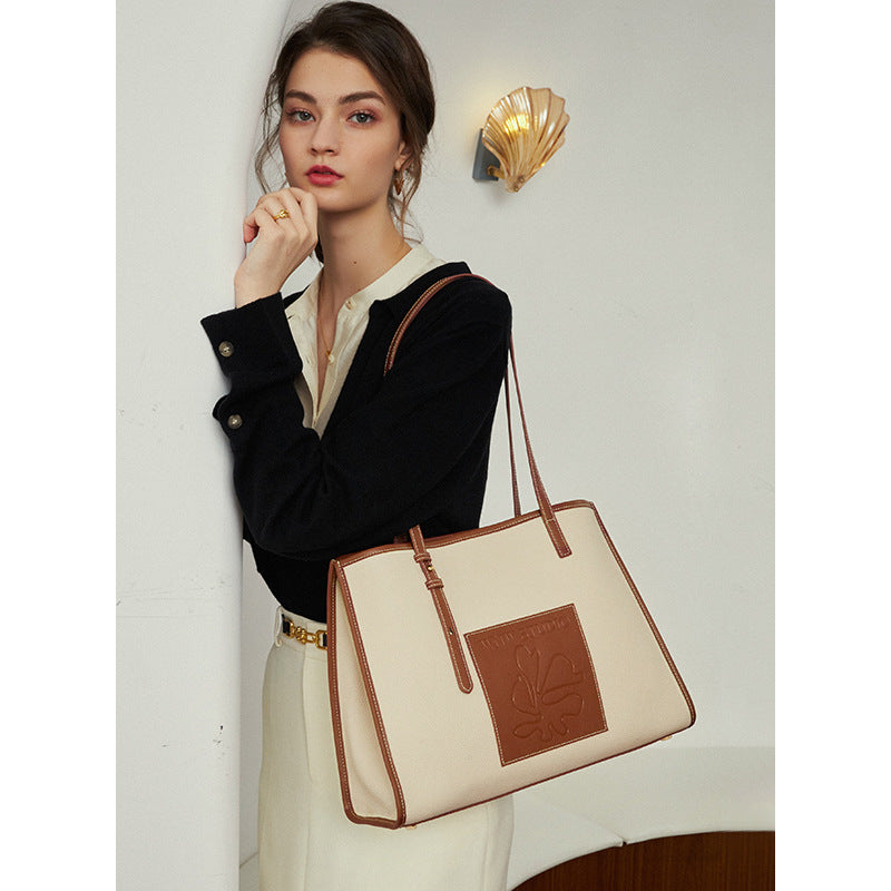 Women's Genuine Leather Large Easy Niche Cow Shoulder Bags