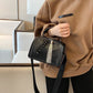 Women's Capacity Boston Simple Wide Strap Tassel Shoulder Bags