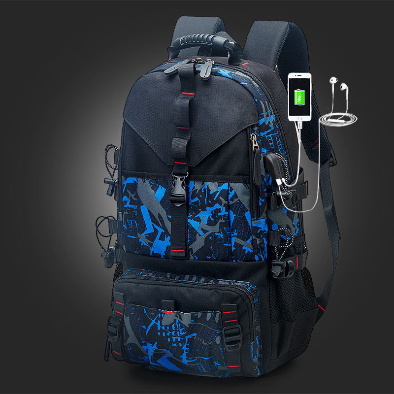 Men's Fashion Waterproof Oxford Cloth Hiking Backpacks
