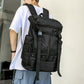 Men's Korean Leisure Design Personality Fashion Large Backpacks